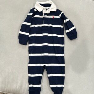 9 month Ralph Lauren polo onesie
